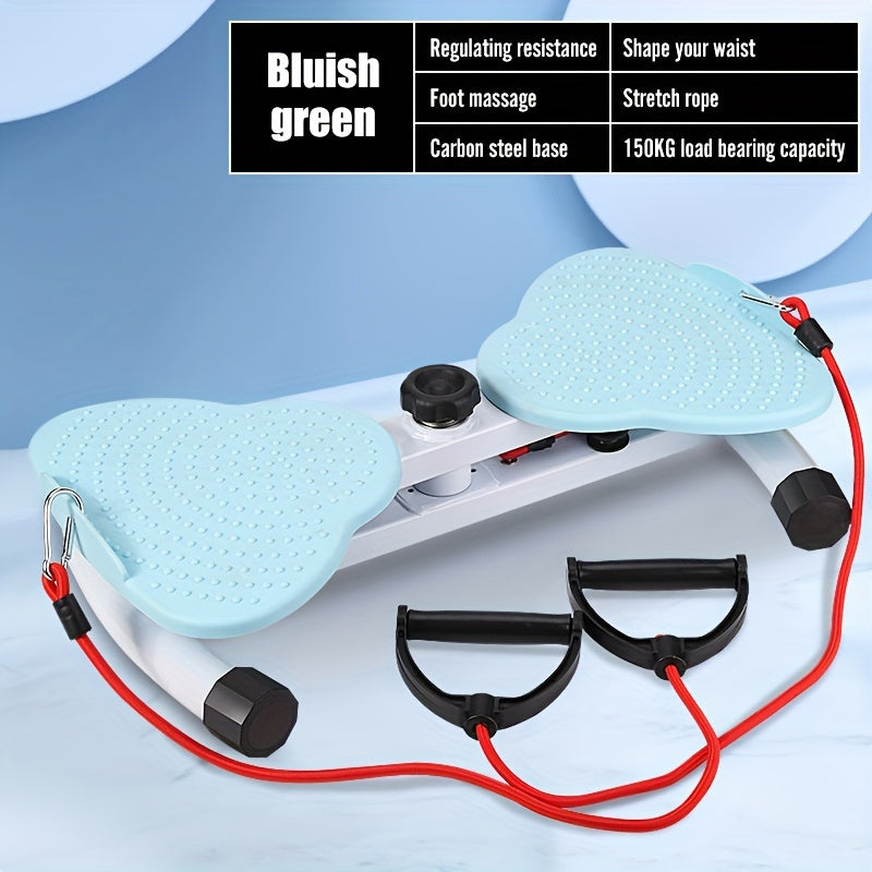 Waist Twist Exercise Machine A Designed For Weight Loss And Core Abdominal Exercises With Foot Massage Capabilities.