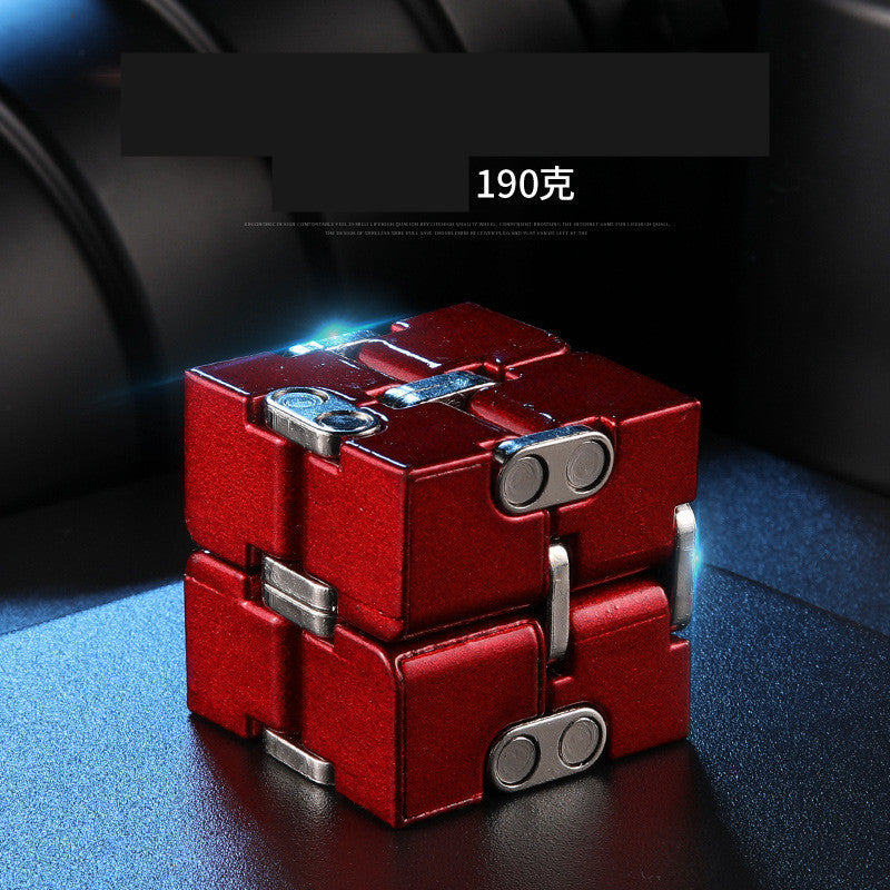 Educational Toys Infinity Cube Zinc alloy red