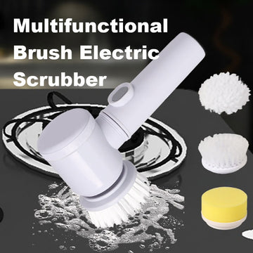 Kitchen Supplies Multifunctional Brush Electric Scrubber Rechargeable Dishwashing Automatic Range Hood Stove