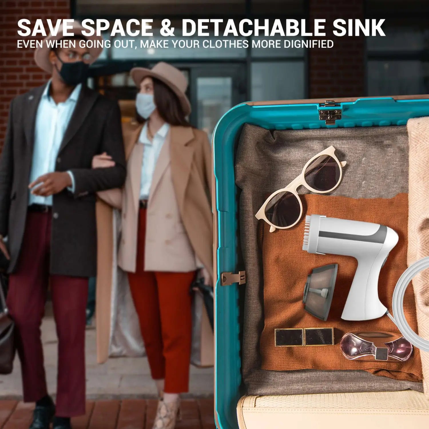 Clothes Steamer Compact And Efficient Suitable For Travel Home Use Cleaning Ironing