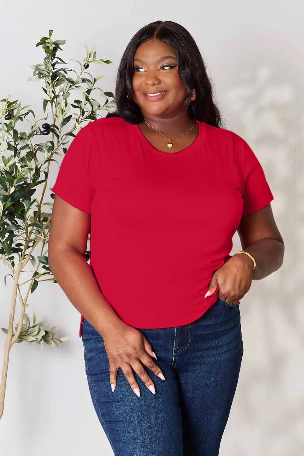 Basic Bae Full Size Round Neck Short Sleeve T Shirt