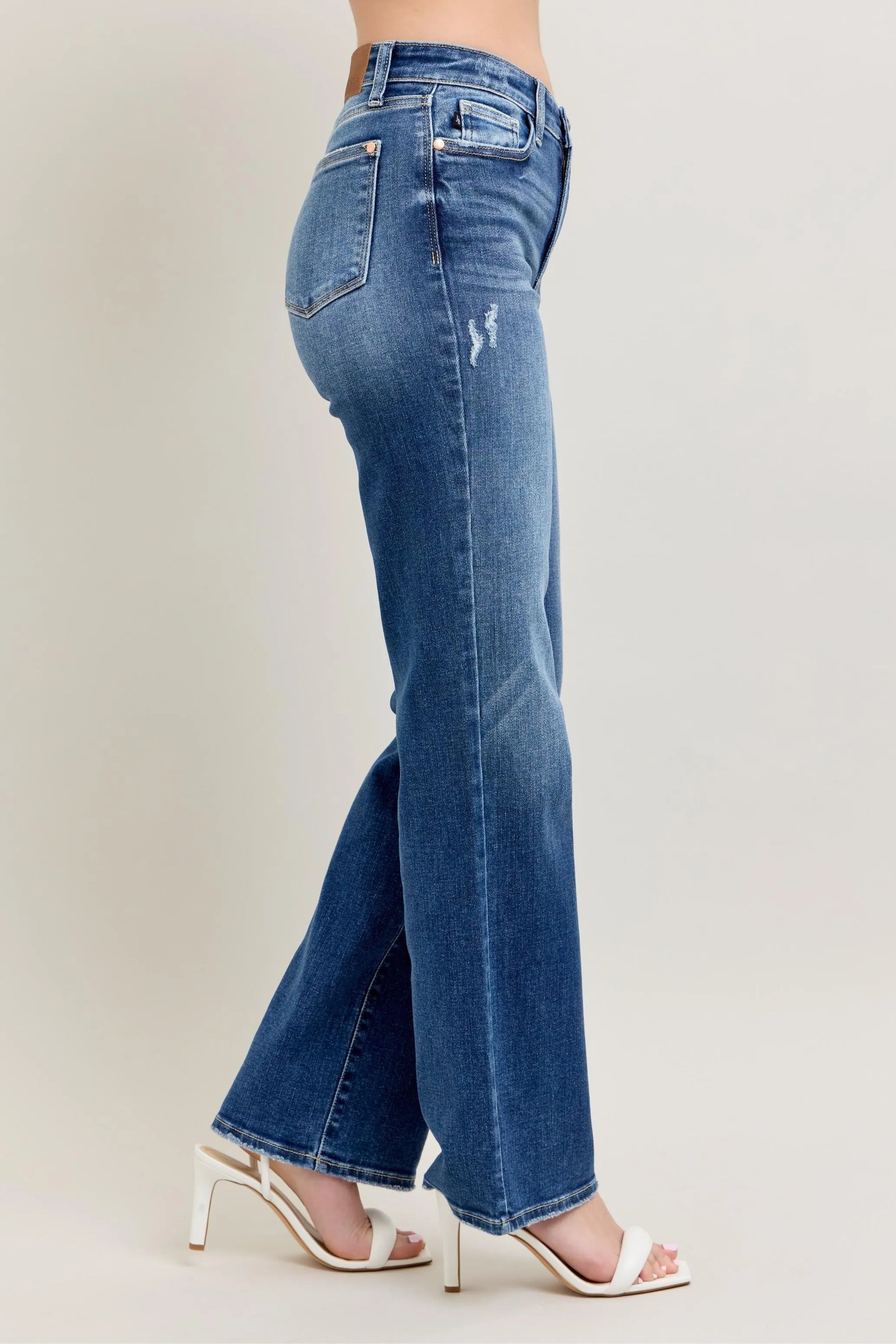 Judy Blue Full Size High Waist 90’s Straight Leg Jeans Plus
