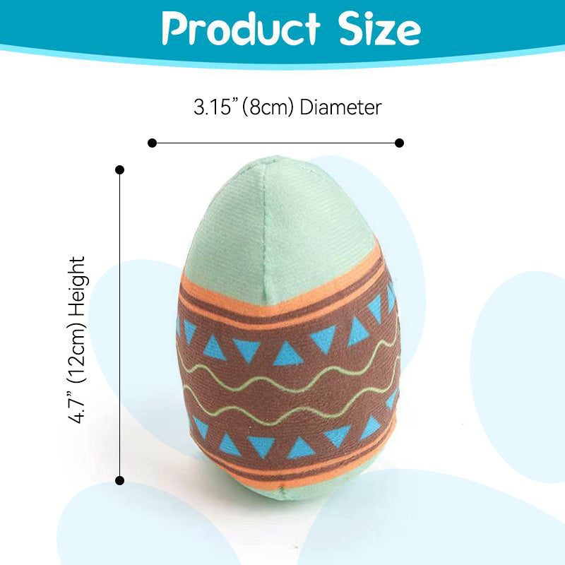 Easter Egg Toys For Pet GREEN And RED Interactive Dog Toy Short Term Play Design Aggressive Chewers Chew With Sounds