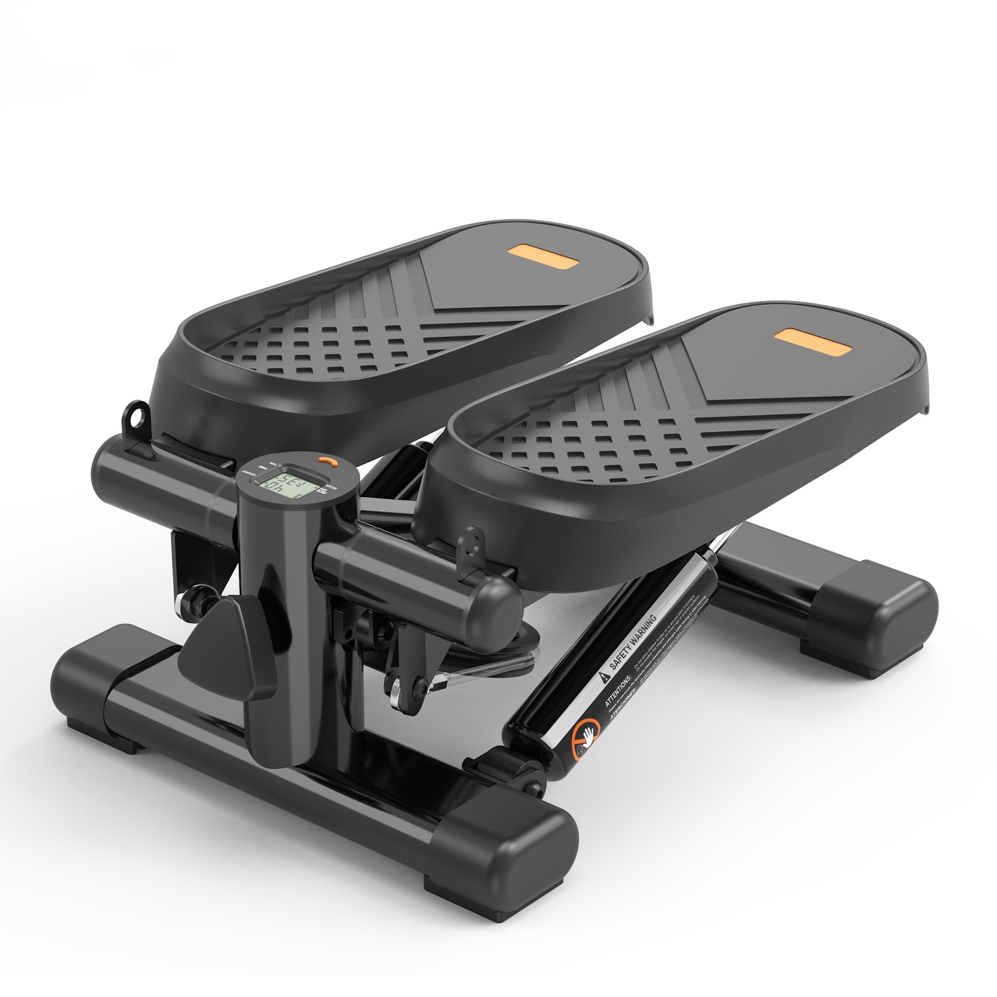CD Monitor Downloads Home Office Exercise 330LBS Capacity Mini Stepper With Resistance Bands And LCD Blue