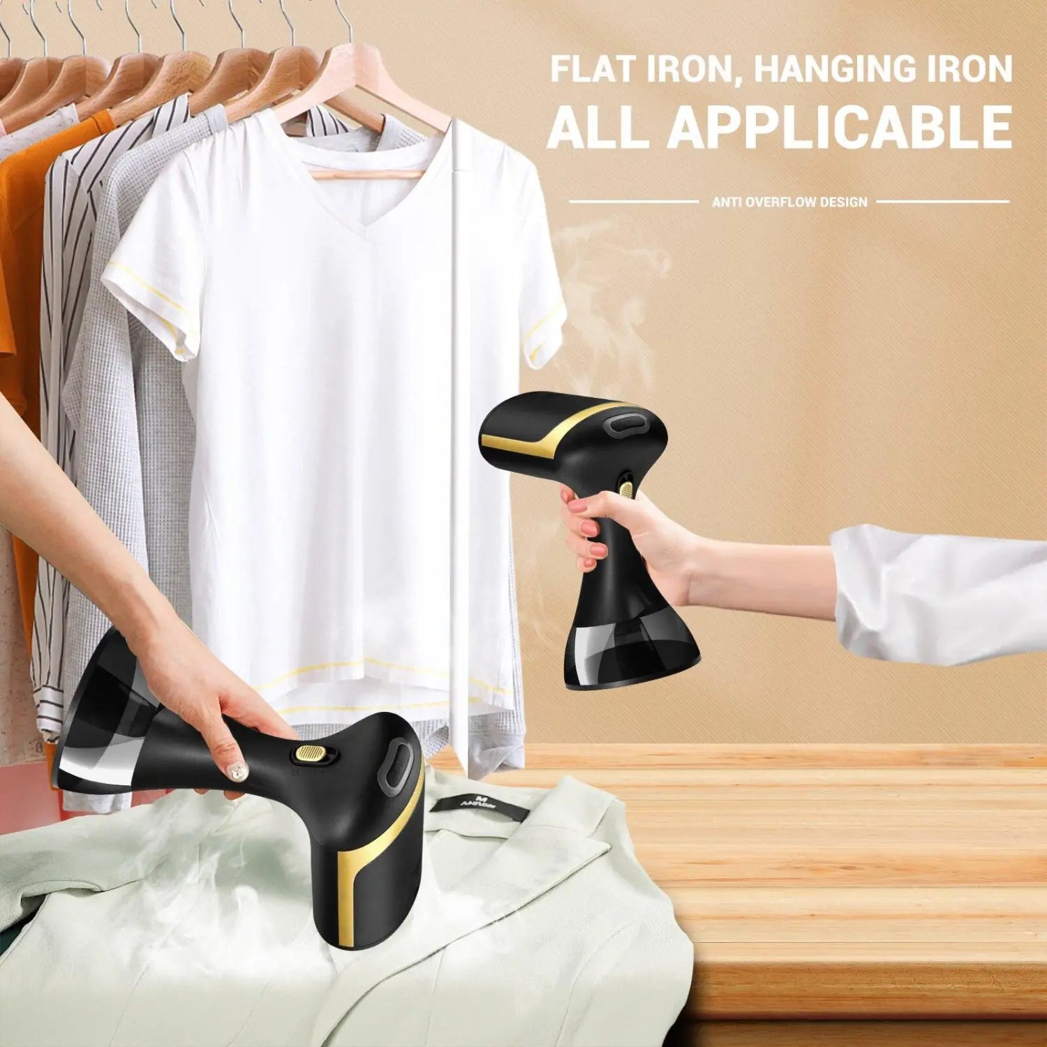 Clothes Steamer Compact And Efficient Suitable For Travel Home Use Cleaning Ironing