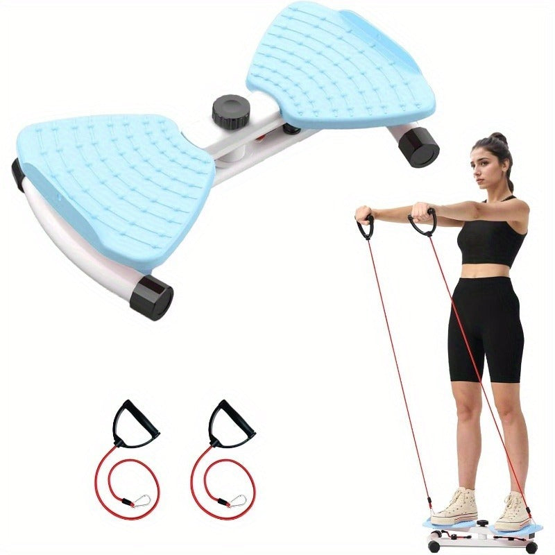 Waist Twist Exercise Machine A Designed For Weight Loss And Core Abdominal Exercises With Foot Massage Capabilities.