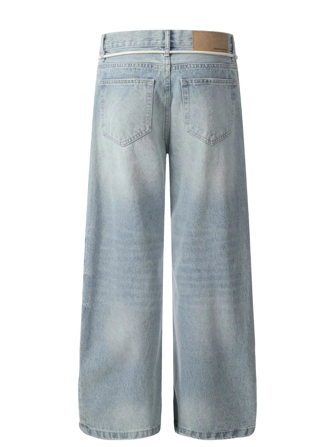 Men’s Wide Leg Wash Jeans