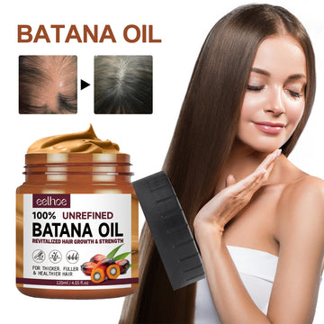 Natural Batana Oil From Honduras Unrefined For Men & Women 4.05 Fluid Ounces Coffee