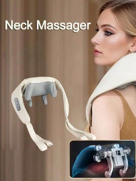 6D Adjustable Neck Shoulder & Muscle Relaxation Massager