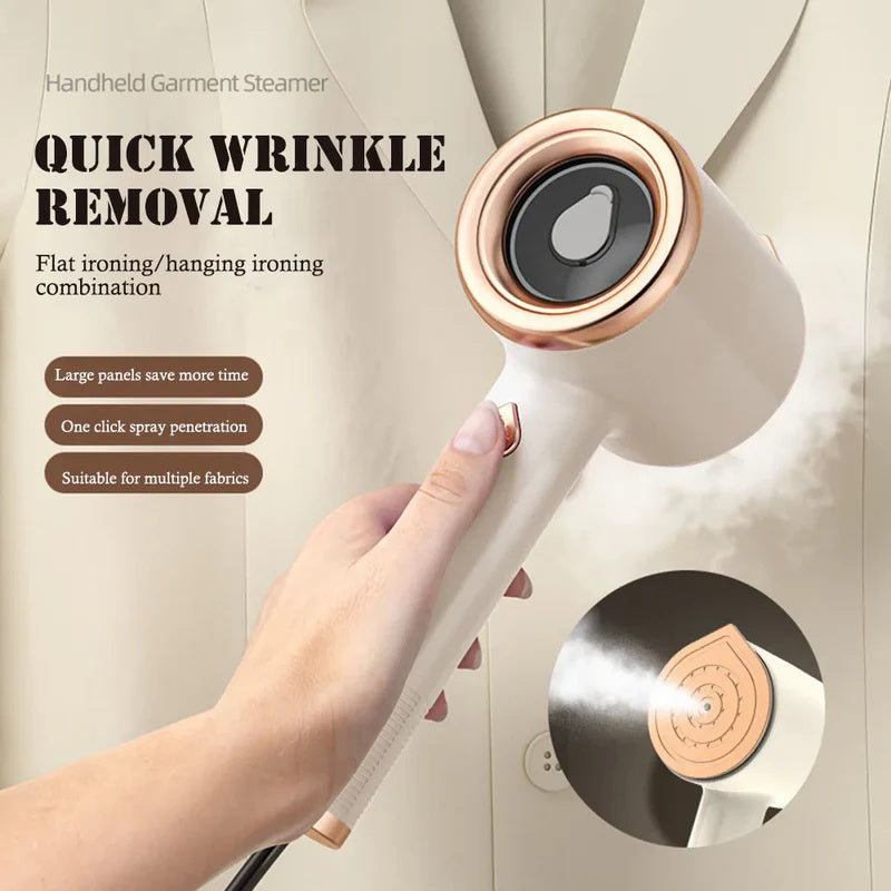 Mini Portable Handheld Garment Steamer Fabric Steam Iron For Clothes Travel Home Appliances Vertical US Plug Ironing