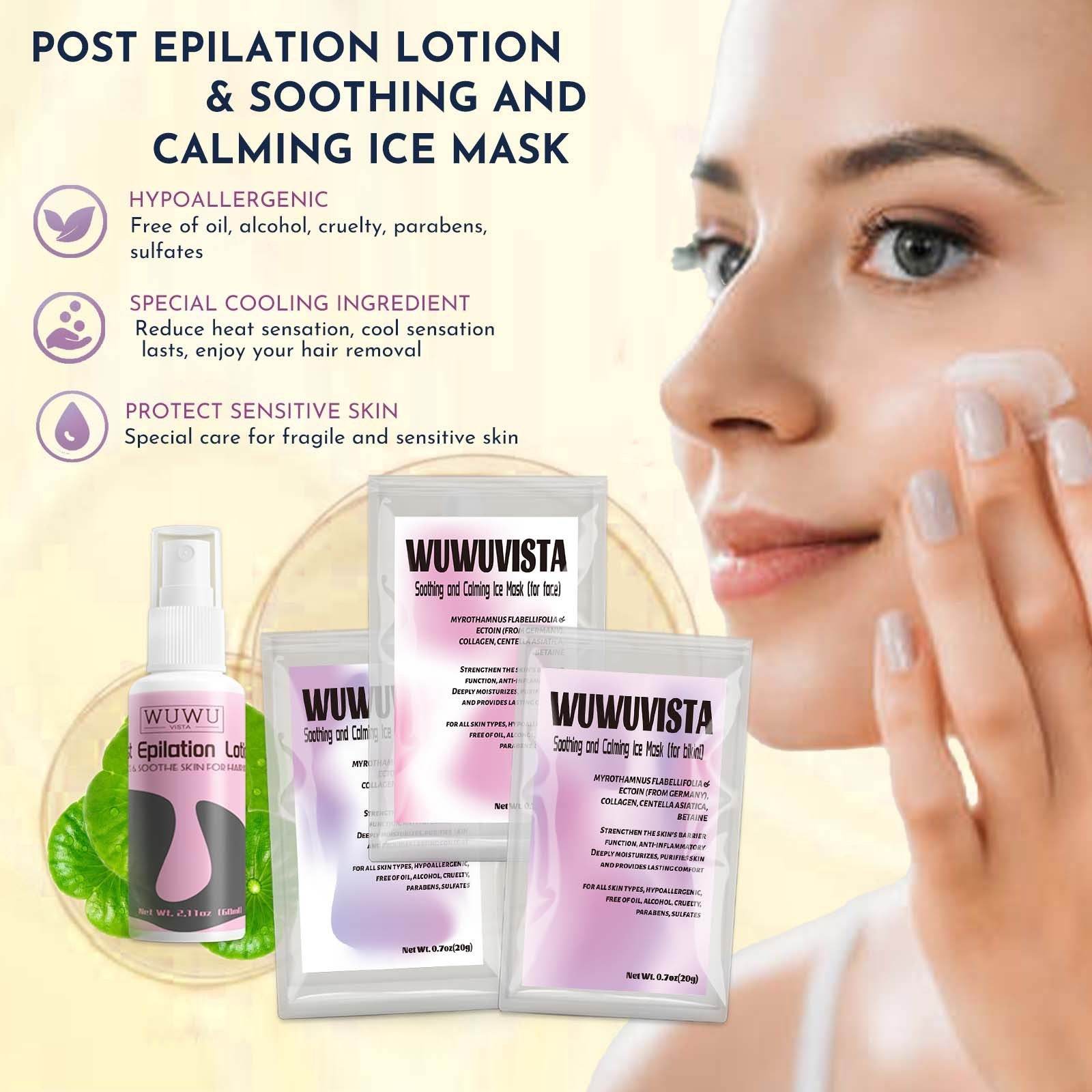 Waxing Kit WUWUVISTA 23 Items Hair Removal Wax With Warmer Beads For Face Brazilian Full Body Bikini Sensitiive Skin