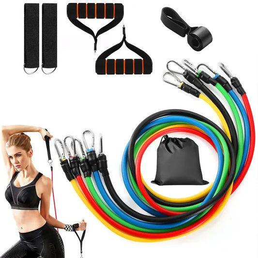 Resistance Bands Set with Ankle Straps and Door Anchor