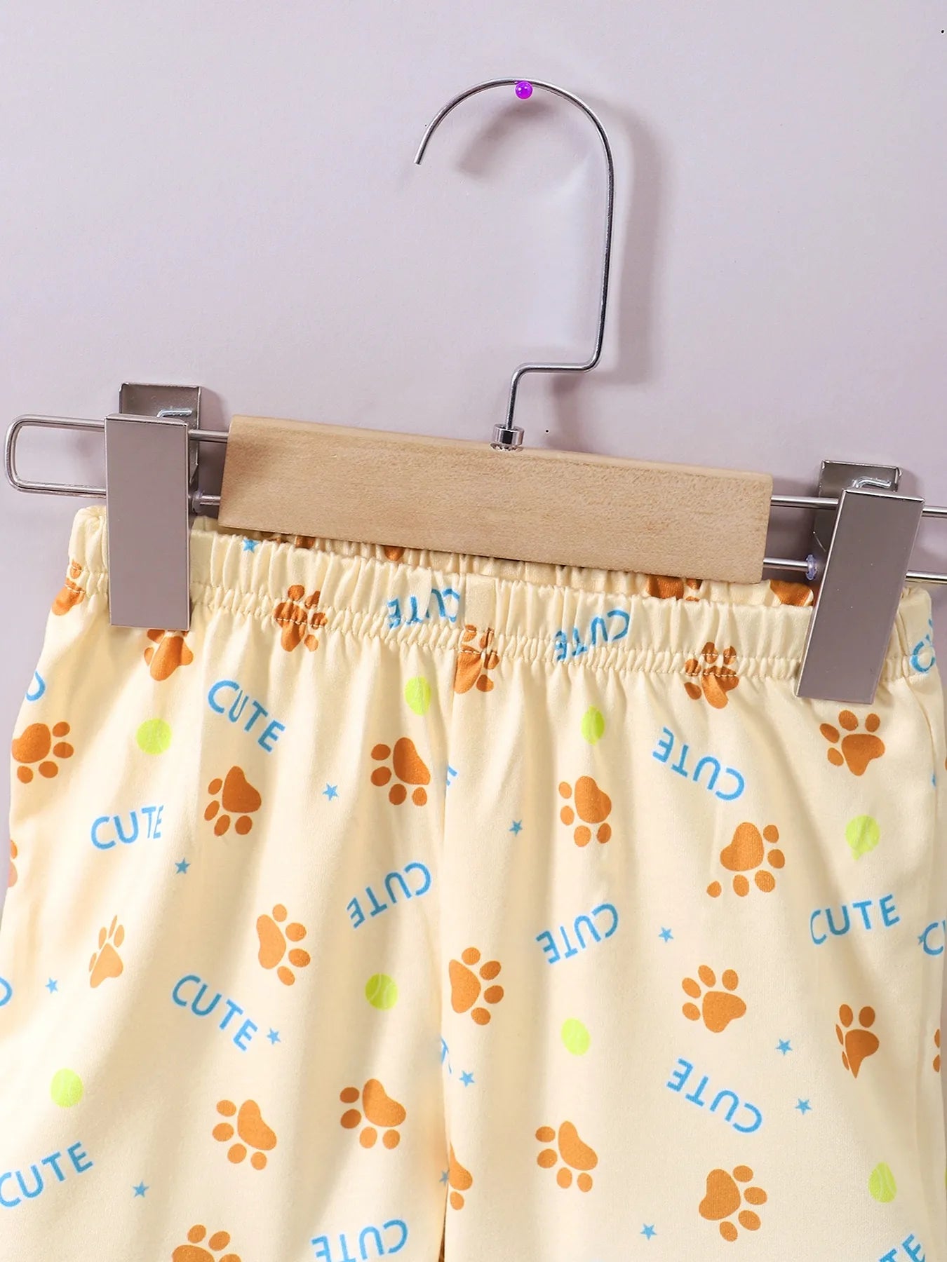 Children’s Dog Short Sleeve Hoodie and Shorts Set