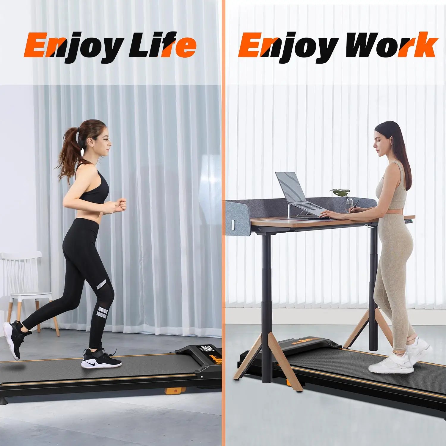 Treadmill With Remote Control Easy to move Wheels Display Screen Three level Incline Suitable For Indoor Exercise