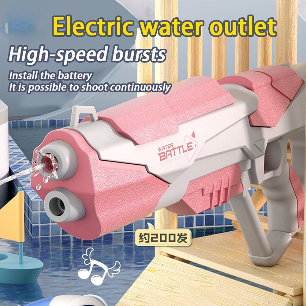 Space Water Gun Electric Automatic Absorption Fights Toy Outdoor Beach Swimming Pool Bath Toys For Children Kid Gift