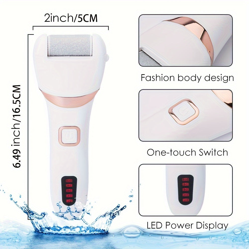 Electric Foot Grinder And Callus Remover Polisher Rechargeable Washing Pedicure Kit Suitable For Cracked Heels Dead