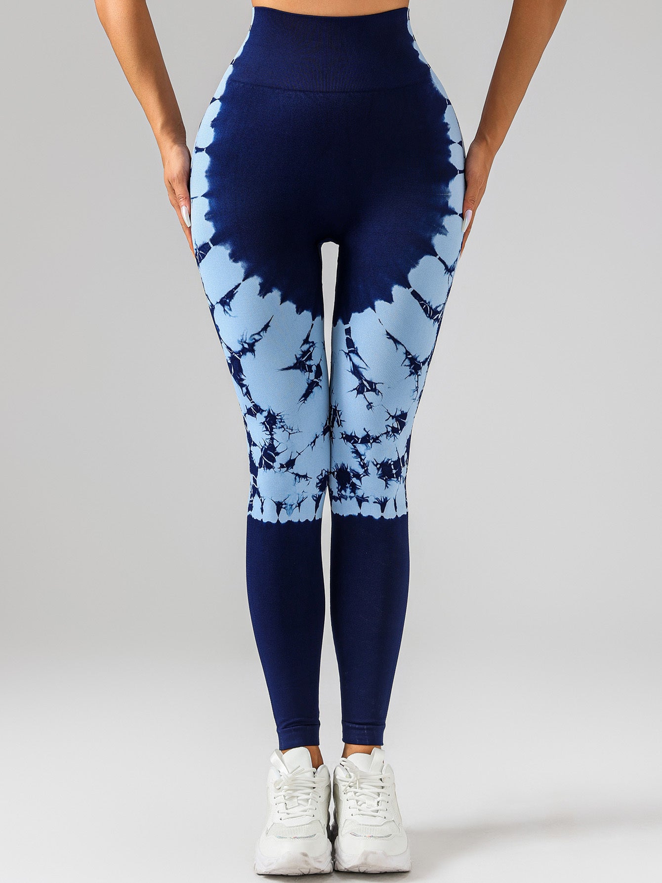 Tie dye Women’s Yoga Leggings With High Waistband Moisture Wicking And Stretchy Perfect For Outdoor Activities Fitness