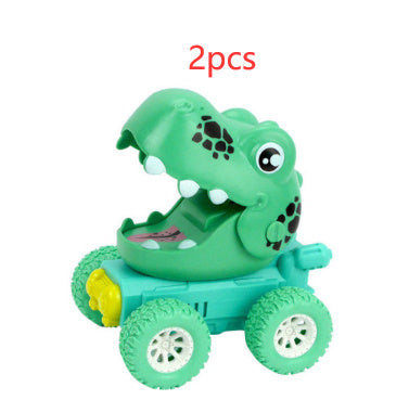 Dinosaur Push Car Sliding Animal Toy E / 2PCS