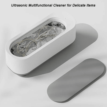 Professional Ultrasonic Jewelry & Glasses Cleaner – 45kHz High Frequency Deep Cleaning for Rings Watches Makeup Tools
