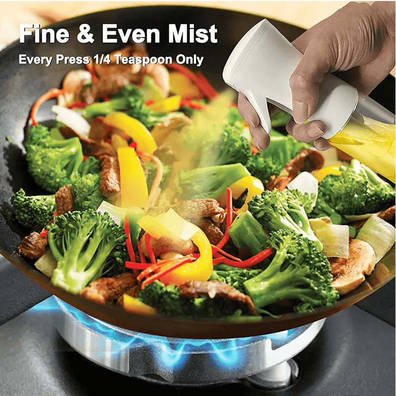 Premium Oil Spray Bottle for Cooking (200ml/300ml) Kitchen Sprayer BBQ Baking & Frying